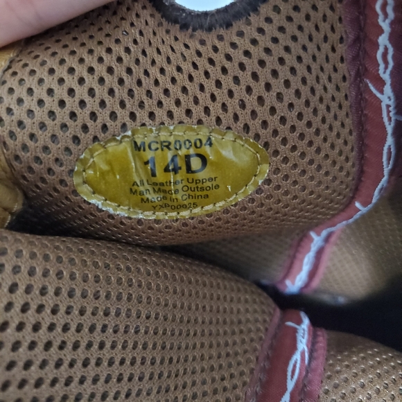 Twisted X Brown Bomber Square Toe Boot pull on western work 14D calf roper - Picture 10 of 13